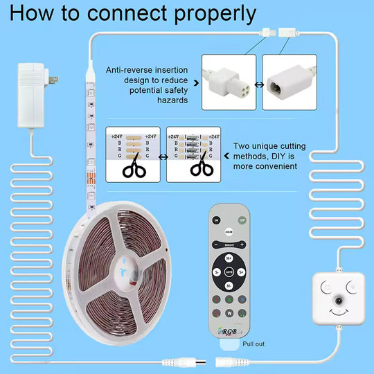 MAVENIC LED Strip Light 16ft/5m